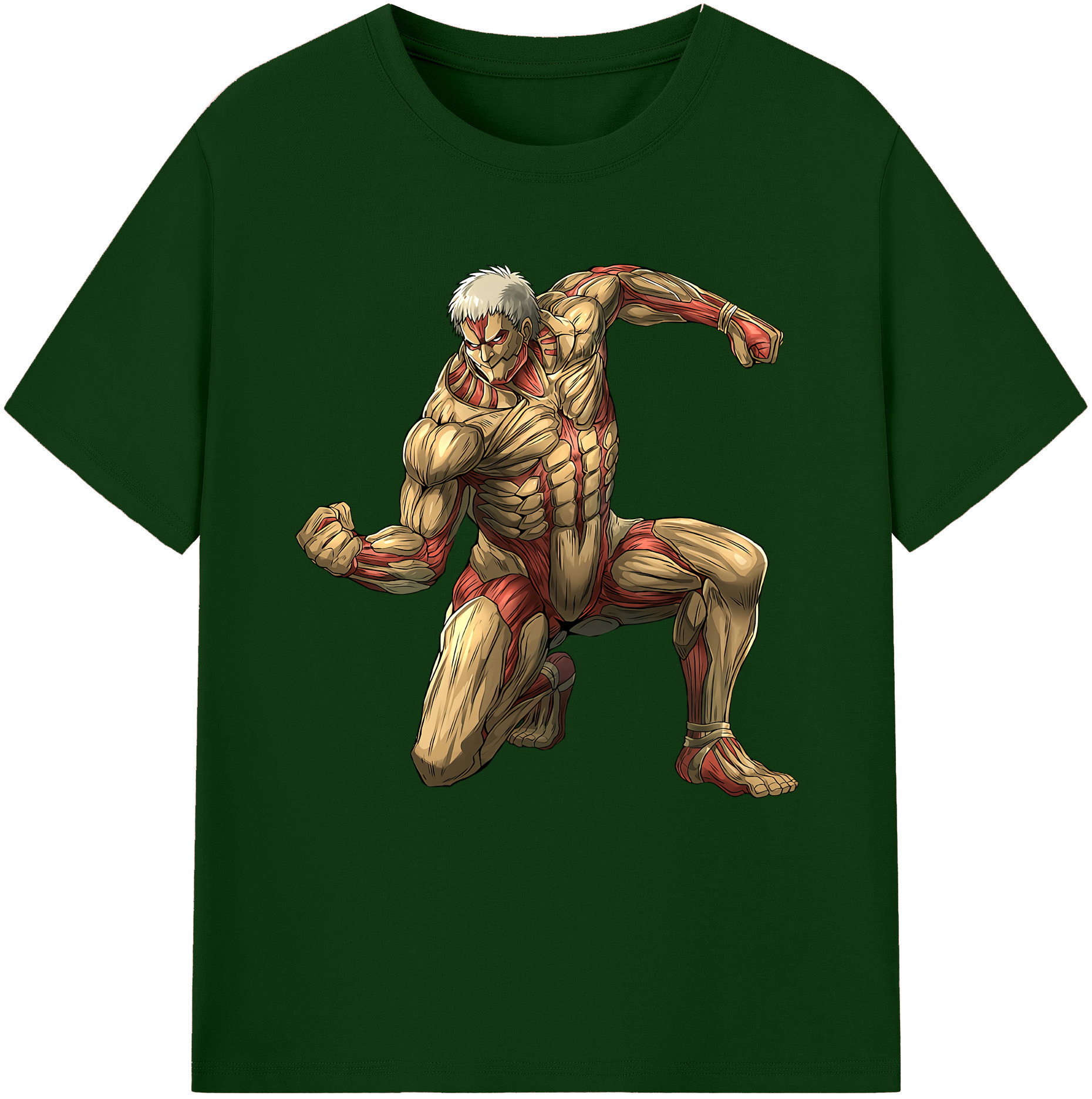 （画像用） 進撃の巨人 Attack on Titan 綿100％半袖Tシャツ（フロントプリント）